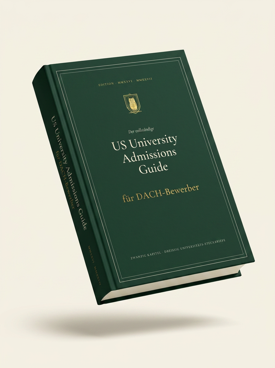 Mockup des US-College-Guides für DACH-Schüler